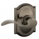 Schlage ACC F80 ACC 609 CAM LH KA4 CAM Accent Door Lever with Camelot Decorative Rose