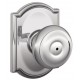 Schlage GEO CAM Georgian Door Knob with Camelot Decorative Rose