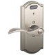Schlage FE576 Built-in Alarm Camelot Collection Keypad Lock with Accent Lever and Autolock