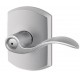 Schlage ACC GRW Accent Door Lever with Greenwich Decorative Rose