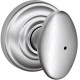 Schlage SIE F51A SIE 505 AND  KD AND Siena Door Knob with Andover Decorative Rose