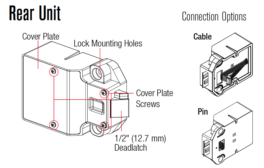 digilock numeris aspire rfid body type rear unit