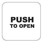 PUSH TO OPEN