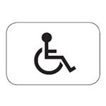 Wheelchair Symbol (Horizontal Plate)
