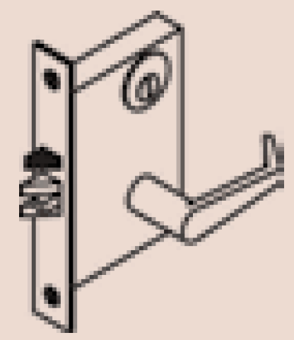 Mortise Lockset without a Deadbolt